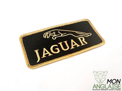 Écusson brodé Jaguar en tissu Jaguar XJ40 de 1987.5 à 1994.5