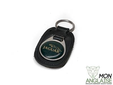 Porte clef jaguar ancien cuir et métal / Jaguar XK de 2006.5 à 2013