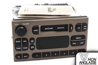 Autoradio lecteur cassette sable / Jaguar S-Type V6 - V8 Essence de 1999 à 2002