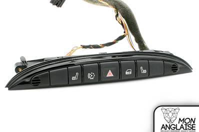 Interrupteurs de console centrale avec sièges chauffants / Jaguar X350 V6 - V8 de 2006 à 2009
