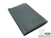 Pochette cuir vert anglais porte documents / Jaguar XK de 2006.5 à 2013