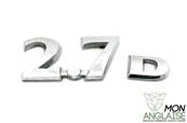 Badge - logo 2.7D / Jaguar S-Type V6 Diesel de 2004.5 à 2008