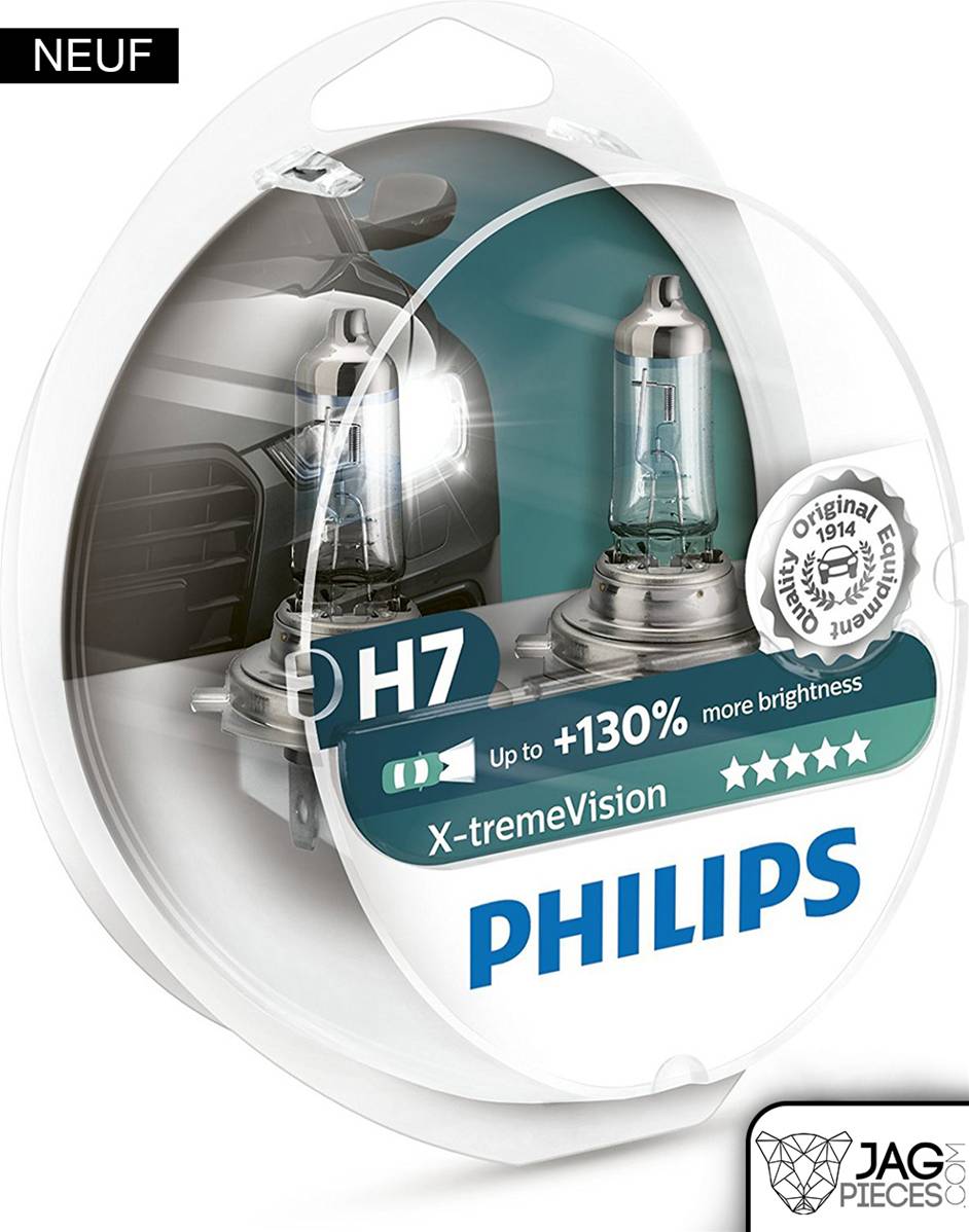 2 x Ampoule de phare H7 55W Philips Xtreme référence H7PHILIPS de