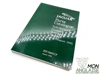 Catalogue de pièce détachées XJ6 Serie III Jaguar XJ Serie 3 6 Cyl. de 1978 à 1992