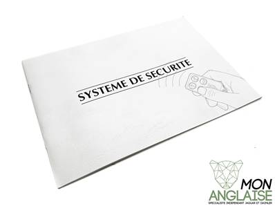 Manuel du système de sécurité / Jaguar XJ8 de 1998 à 2002